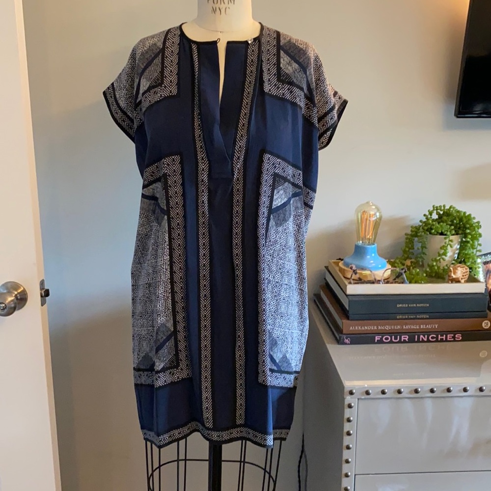 Vince silk tunic.